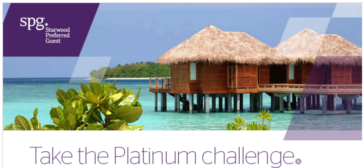 Shortcut to Earning SPG Platinum through SPG&nbsp;Challenge